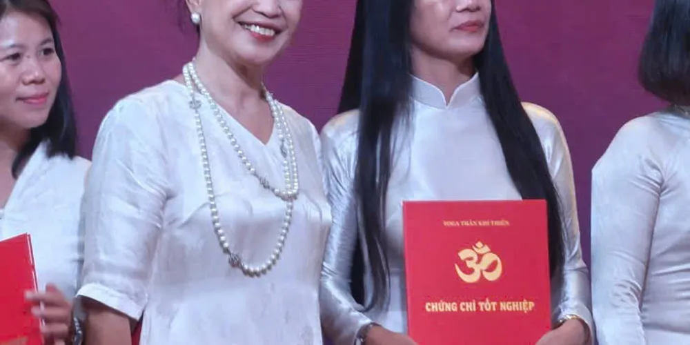 Lễ trao chứng nhận huấn luyện viên